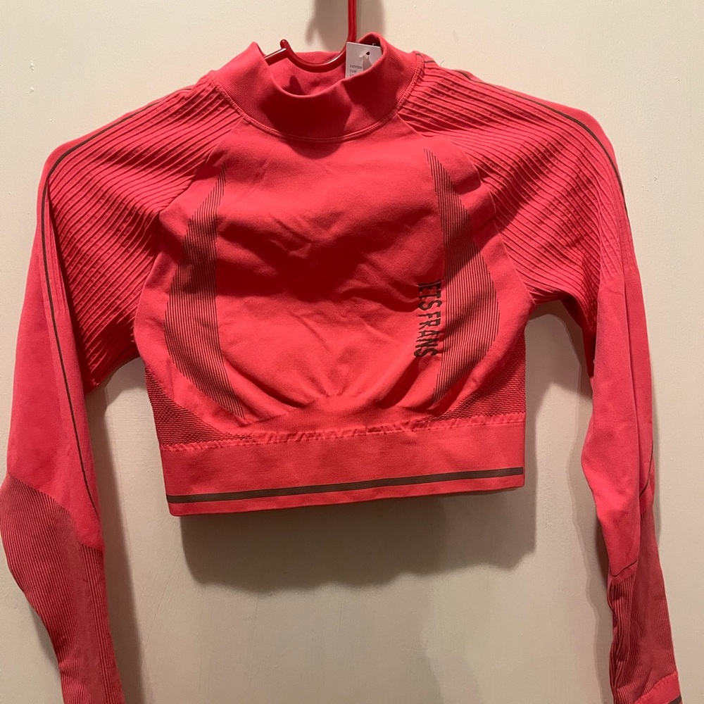 iets frans... Tammy Techno Mock Neck Top
